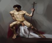San Giovanni III, Me (original by Roberto Ferri), digital, 2022 from ullu original palang tod damaad ji 2022
