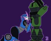 Arcee sucking on a spike. For a pic I wrote. (Palindrove42) [Arcee] from twispike spike gets a
