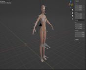 I downloaded this model from cg trader and the bones are really weird. This is my first time animating an armature, and idk know how to fix it from 155chan cg 20
