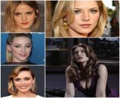 Pick one celeb to be Lauren cohan owner and use Lauren whenever she wants and Pick one to fuck Lauren every day with strapon no mercy (katherine winnick and lili reinhart and Elizabeth olsen and Emma watson) from lauren cohan nude fake