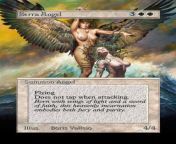 In case anyone needs this for their Angel tribal EDH deck. Fantastic alternate art. According to MaRo this is just as real as authentic original art MTG cards! from jorse maro