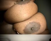 Black boob stacking from big black boob