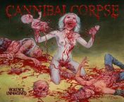 The blurred Canibal Corpse record cover (Nsfw) from suku canibal sexx