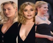 Anyone want to do a three way lesbian rp with Brie Larson, Elizabeth Olsen, and Scarlett Johansson from scarlett johansson strips nude