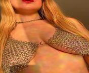 How about some boobs in ChainMail?? I made the top myself?? from aunty boobs in marker