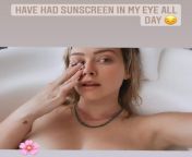 Hilary Duff shared this censored pic of herself taking a bath! from petite with short blonde hair filming herself taking a bath naked on snapchat