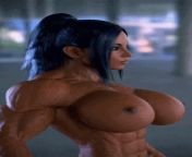 3d muscle girl from 3d torture girl