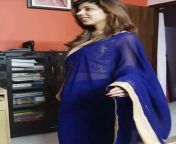 My crush would probably look hotter without saree. What do you say? from without saree sex cudai aunty