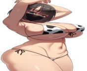 [F4A] You walk in your bosss office and see her in this while posing in front of a mirror Oh good youre here. So tell me whats the hype around this bikini?~ from boss licken office