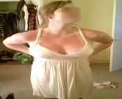Young busty wife Ashlie braless and tan lines from mallu busty wife lover
