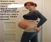 Karen was nailed by her sons 18 year old black friend embarrassed hell no shes proud Very Proud! from old black sex vigin