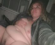 I love sitting outside showing my fat body off from my fat fuckmeat