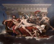 Mars Being Disarmed By Venus, 1822-1824, by Jacques-Louis David [ 749x868 ] from 大庆大同区怎么找漂亮大学生做全套123q q▷259686539125大庆大同区什么地方有小姐哪里有 大庆大同区那里有小姐服务可靠 1822