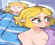 Zelda was too much for Link by DASHI from naple dashi