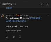 If these bots weren’t bad enough in the reply section now they are in the main comment section i really hope youtube gets on top of this soon because they are basically going around and promoting pornography from شهناز تهرانی سکسی xxx rape section