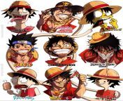 Monkey D. Luffy in Different Cartoon and Anime Shows from xxx vbios openngla chiti 69 comw doraemon cartoon