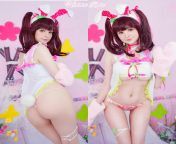 Whos into idol girls? Heres my bunny Chieri Ogata from Idolmaster - Hidori Rose cosplay from japanese u15 junior idol girls nude jpg