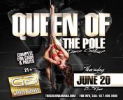 Queen of the Pole Dance Competition at The Golden Banana the TheGoldenBanana.com from view full screen olesyabulletka upskirt twitch pole dance streamer