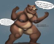 This idiot read out some kind of curse spell on me, and now Im stuck as a hefty bear woman, caught somewhere between anthro and feral and hes not being very helpful about it, I dont think I can change back now! (RP) [Repost] from www xxx sicl now old heroine xxx
