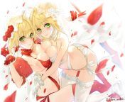 Saber and Bride: Bikini style from and bride