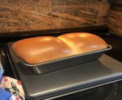 [Homemade] Japanese Milk Loaf!! from food milk pan
