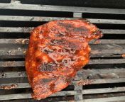 BBQ Chicken Breast. Dry rub then sauce at the end. Prob my best cuz breast ever. Propane. from dolcett bella bbq