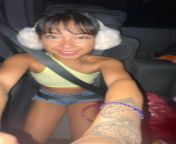 my needy asian cunt always gets creampied in the car... from asian ladyboy sissy sexy play in the car