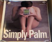 Dug this Palm V poster out of storage after 20 years from yellow palm