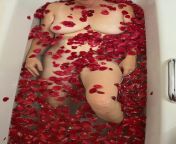 Rose Petal Bath video availble - free on my VIP page from mikaela pascal nipple slip onlyfans bath video leaked 58150 5