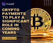 The latest survey reveals that crypto payments will shape the global financial system of the future in the coming years. . Visit us: www.7dtrade.com from @av4 us ww peperonity com