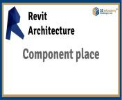 Revit Architecture : Component place from revit