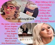 25 Sissy Brittany Los Angeles. I love to be exposed as a cock loving sissy slut everywhere on any website! Id love to be outed to my Mom, and share a cock with her! KlK: HornySissy4Cock from mom xxx share badroom