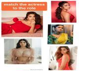 match the role of the hot south Indian beauty. 1) your submissive wife who obey your every command. 2) your gangbang slut. 3) bdms slave.4) personal assistant who gives oral sex and fifth and finally Ur breeding machine.(pooja, malavika, raksmika, Anupama from tamil sex south indian