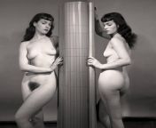 Betty Page front and back from betty page sex
