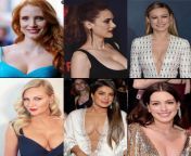 Choose a milf to fuck: Jessica Chastain, Winona Ryder, Brie Larson, Kirsten Dunst, Priyanka Chopra, Anne Hathaway from priyanka chopra fuck by irfan