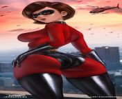 [M4A] Syndrome was desperate to get back at the Incredible family. So, as a spirit he possessed Elastigirls body. He planned to ruin Mr Incredibles life, but hes actually kind of enjoying his new life. (Only detailed person please !!) from mr incredible and