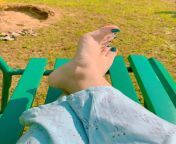 Desi Indian feet from desi indian village outdoor second hous