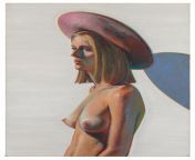 Wayne Thiebaud - Girl with Pink Hat (1973) from 18× full sex 1973 girl