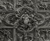 My pencil drawing of Duomo di Milano door, I took more them 350 hours over 76 days to make this from abg bugil berpose di kamar sendiri i fo