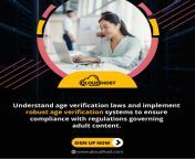 Understand age verification laws and implement robust age verification systems https://qloudhost.com/ #adulthosting #age #ageverification #qloudhost #verification #knowledge #Informative #information from ani24qs2100 ccani24 age