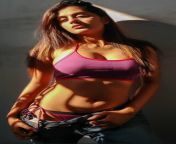 Somalina Chatterjee navel in pink lingerie and blue jeans from deblina chatterjee