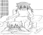 NemoKuro: Action on Bed - by @azumi_r_18 on Twitter from lanaondemand drink piss on bed