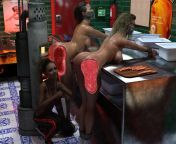 #Femcan preparation;) #dolcett #meatgirls #cannibals by #ninja5 from femcan jpg