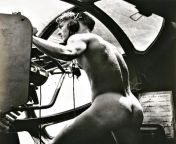 A US gunner, having stripped off his uniform to rescue an injured airman, who had been floating in the ocean for 24 hours after being shot down; photographed by Horace Bristol of the US Naval Aviation Photographic Unit (1944) from xxx us nww simaran sex video comww xx canww xxx male videww xxx shakeela