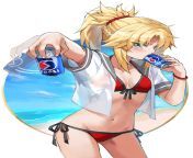 mordred prefers Pepsi, I&#39;m sure Saber likes Coke more ? from fate saber threesome