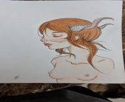 Dragon Girl, Me, Colored pencil, 2018 from xxx 18 girl me