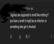Apparently being a normal human being and smelling like a normal human being is bad now from wapdam sex with human being