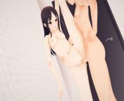 Kaguya and Miyuki having yoga sex! from yoga sex boobs