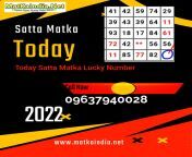 Satta Matka - Today Satta Matka Lucky Number from matka risu