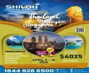 THAILAND, MALAYSIA, SINGAPORE Tour Package from nurul malaysia